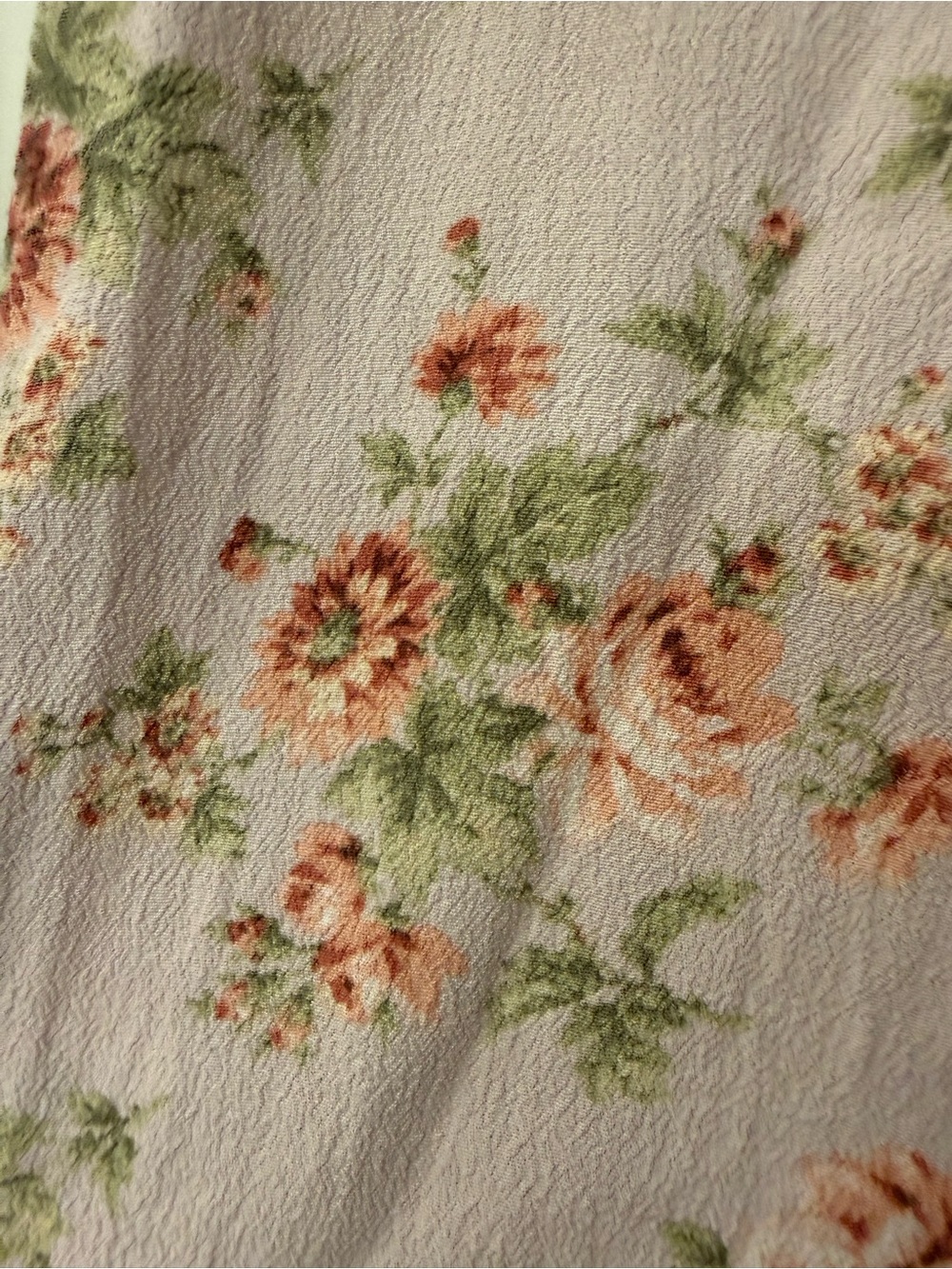 H&M Lavender Floral Midi Skirt with Pink and Green Bouquet - Picture 2 of 6